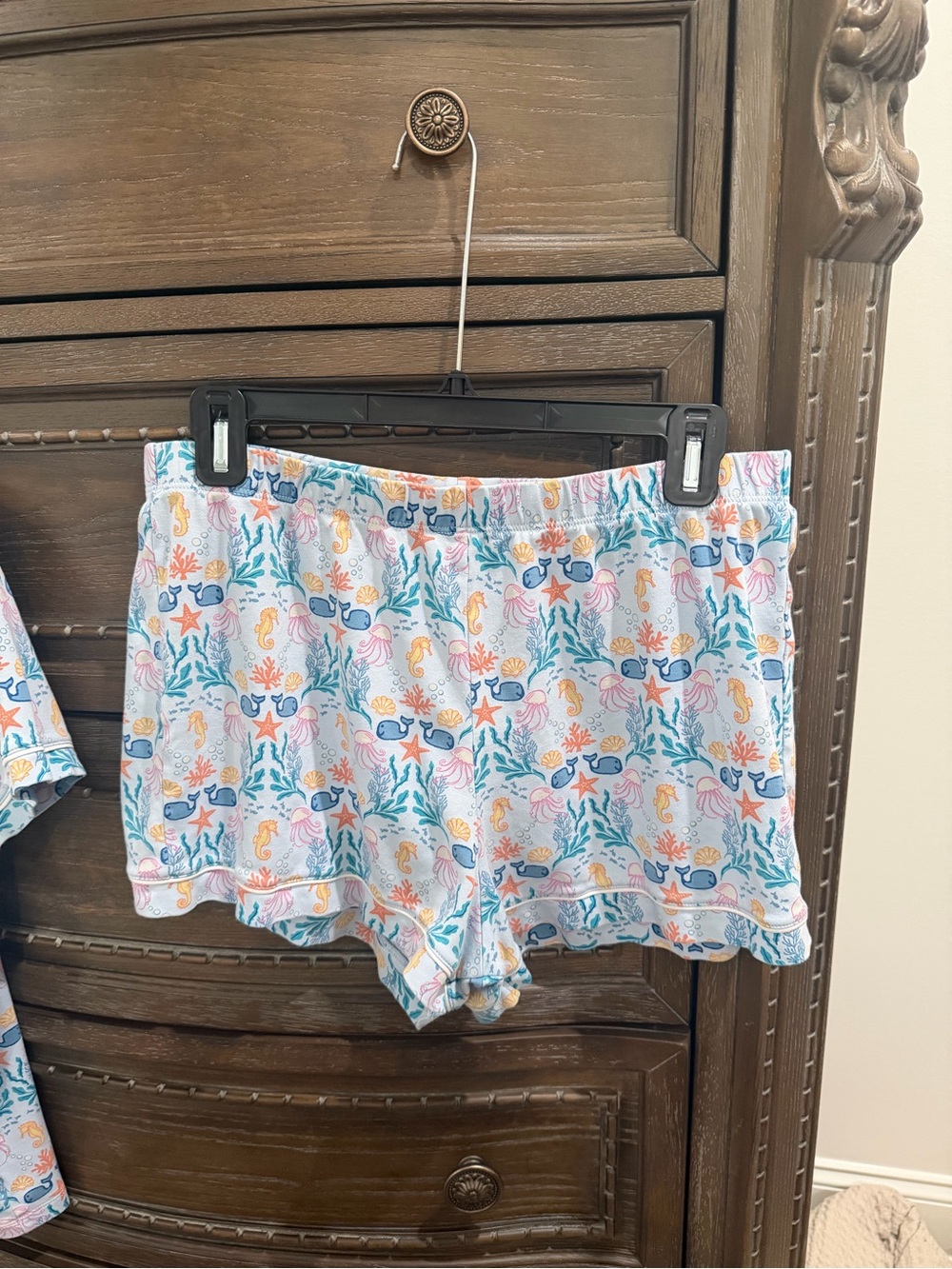 Roller Rabbit Under the Sea pajama set. Only worn a couple of times Size L - Picture 2 of 4